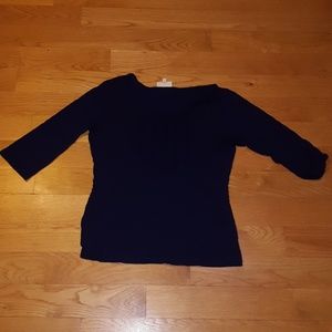 L Ruffled neck top from Modcloth